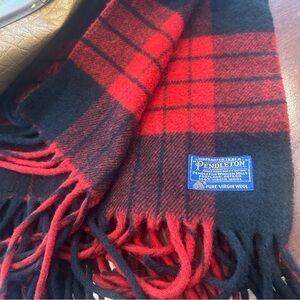 Blanket PENDLETON 100% VIRGIN WOOL stadium blanket/ A robe in a bag.